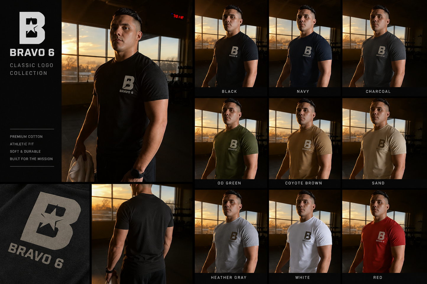 Bravo 6 Classic Logo Tee
