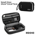 Travel - essential Cable Organizer Bag: A Compact Storage Solution for Charging Cords, Chargers, and Accessories.