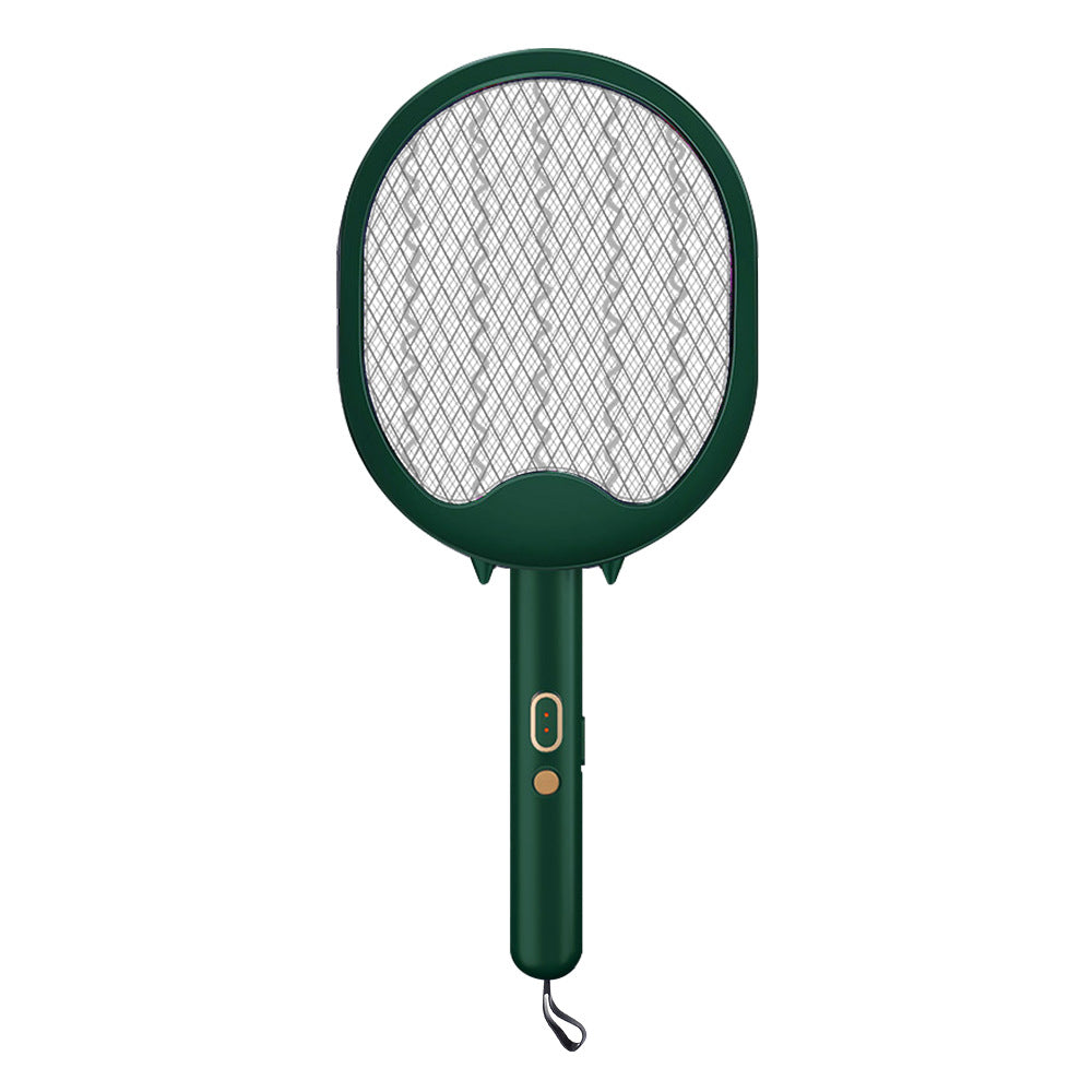 Electric Mosquito Swatter Rechargeable Household Mosquito Killing Lamp 2-In-1 Electric Shock Swatter Attracting Mosquito Lamp USB Fly Killing Light