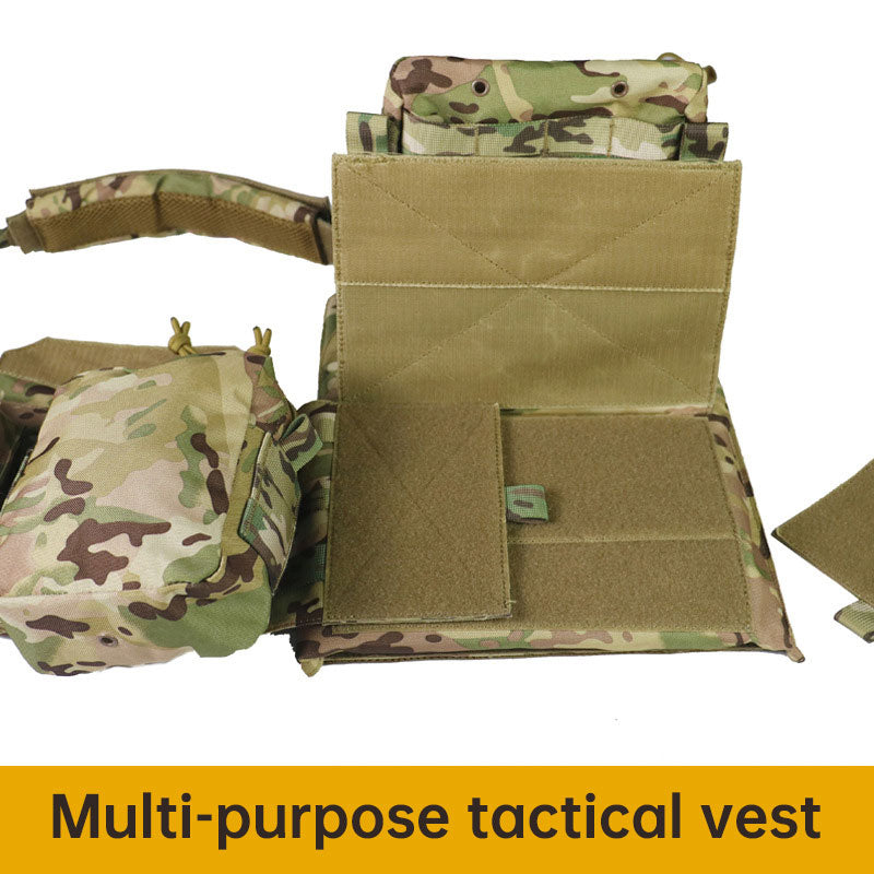 Tactical vest vest quick tear down multi-function breathable Oxford blouse field army fans as training clothes