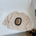 Cartoon printed long sleeved T-shirt