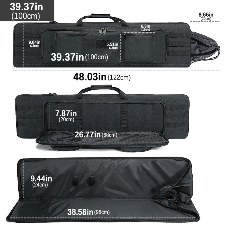 Firearm gear: pistol bags, rifle case, carbine backpack, sniper pistol protector, airsoft bag & hunting accessories.
