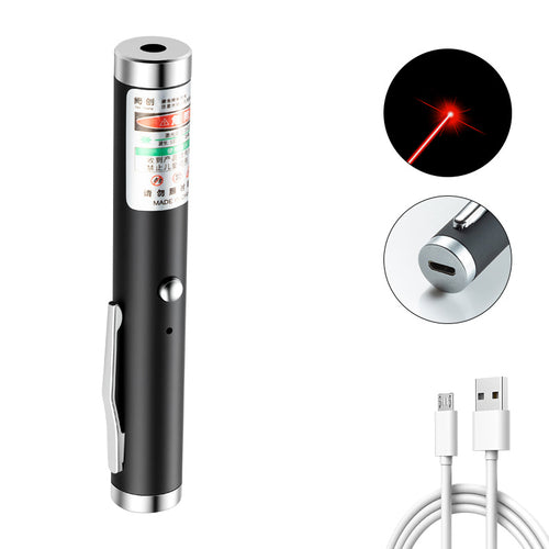 2-in-1 Detachable Mini Green Laser Pointer with Portable Lamp Holder, Visible Focus for Hunting, Teaching, and Presentations