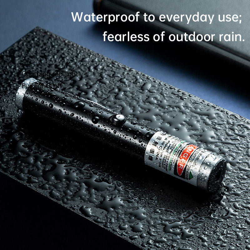 2-in-1 Detachable Mini Green Laser Pointer with Portable Lamp Holder, Visible Focus for Hunting, Teaching, and Presentations