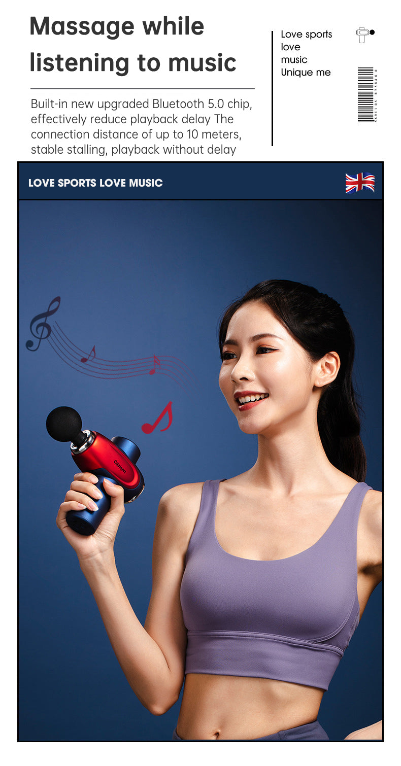 CP-F10 fascia gun muscle massager cervical muscle relaxer electric menstrual gun leg electric