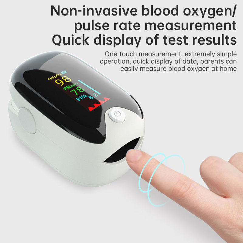 Reusable Lightweight Finger Pulse Oximeter for Outdoor Enthusiasts (Hiking, Skiing, Cycling)