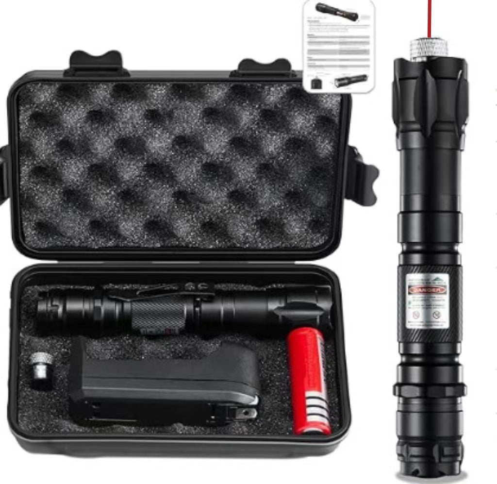 Mini 2-in-1 Portable Green Laser Pointer & LED Training Torch – Interactive Bright Light Pen Toy for Cats and Pets