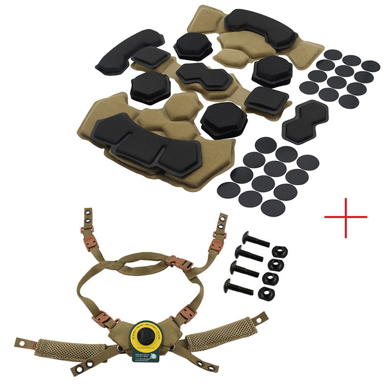 Wendy 4 Generation Helmet Liner Waterproof FAST Tactical CS Explosion-Proof Helmet Shock Absorption Cushion FAST MICH Knob Adjustment Strap