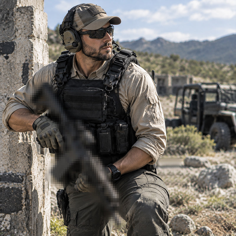 Tactical JPC Vest 1000D – Modular MOLLE Plate Carrier with Quick Release, Tactical Hunting & Airsoft Vest