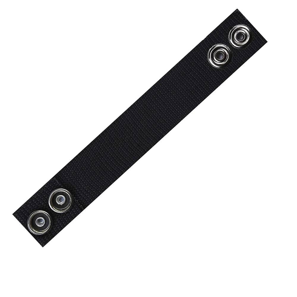 4Pcs/Set Tactical Belt Buckle Police Military Accessory Double Snaps Nylon Tactical Belt Loop Holder Keeper