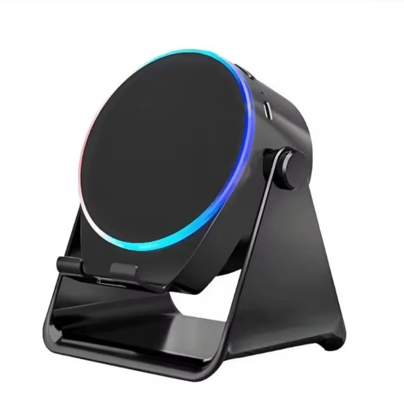 New Wireless Sensor Phone Stand Induction Stereo Speaker 4-in-1 USB Charging Magnetic Phone Stand 360 ° Adjustable Speaker