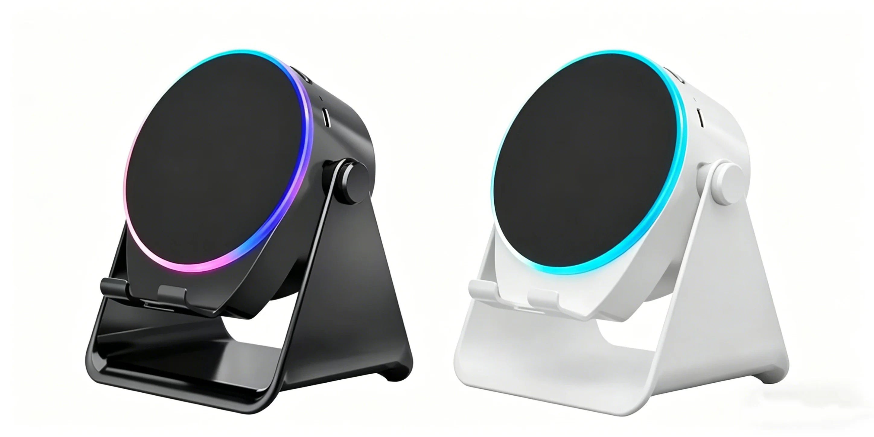New Wireless Sensor Phone Stand Induction Stereo Speaker 4-in-1 USB Charging Magnetic Phone Stand 360 ° Adjustable Speaker