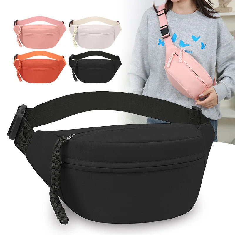 Fanny Pack Sports Festival Workout Traveling Running Large Crossbody Casual Hands-Free Wallets Waist Pack Phone Bag 2040