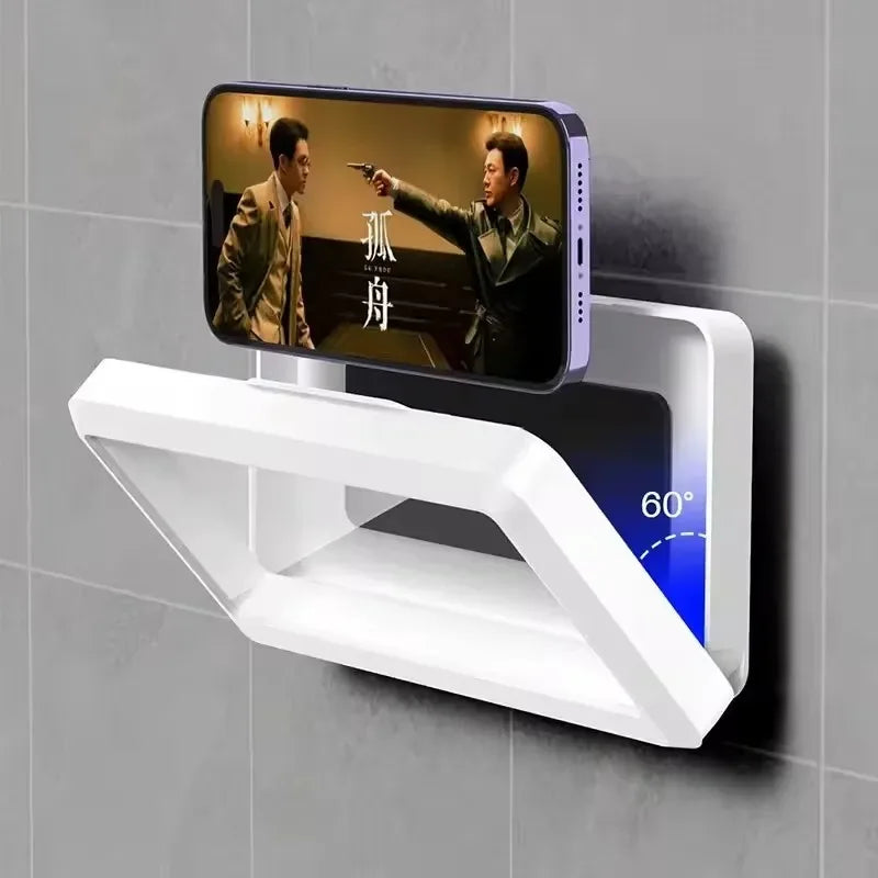 Fixed Universal Waterproof and Anti-fog Mobile Phone Case For Bathhouses Draining Phone Holder Waterproof Touched Shower Phone